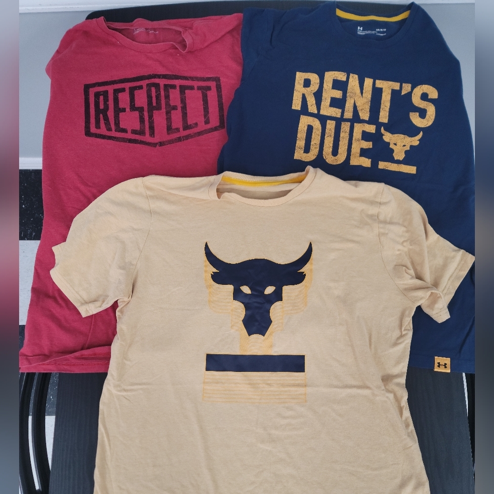 Under Armour Project Rock TShirt Bundle